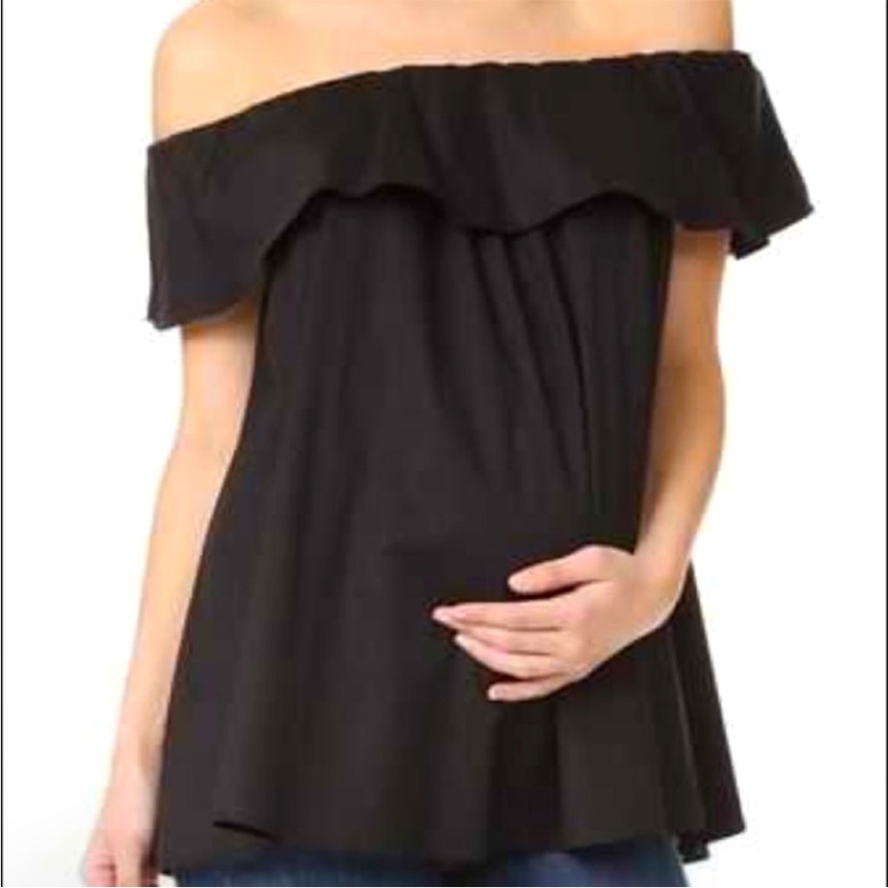 Hatch Maternity The Chloe Top Black Size O/S (onesize)
NWOT